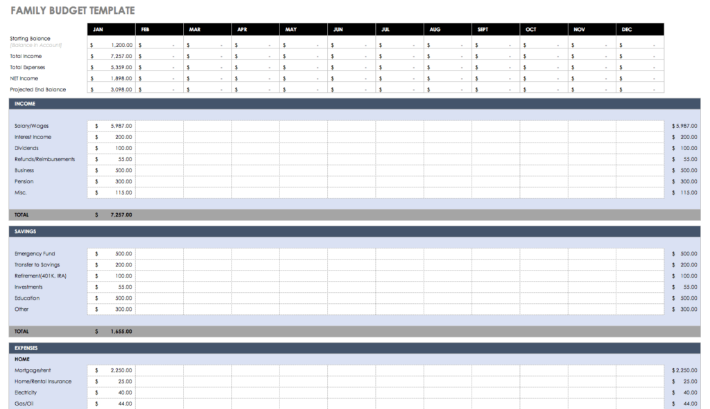 Incomings And Outgoings Spreadsheet — excelguider.com