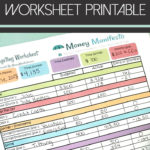 Free Budgeting Printable To Help You Learn To Budget  Money Manifesto Intended For Free Monthly Expenses Worksheet