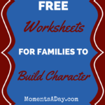 Free Character Building Worksheets For Parents And Children For Character Building Worksheets