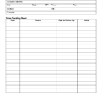 Free Client Contact Sheet | Sales Follow Up Template | Cars ... Or Sales Spreadsheet Templates Free