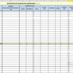 Free Construction Estimating Spreadsheet For Building And Remodeling ... Along With Quantity Surveyor Excel Spreadsheets