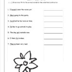 Free Contractions Worksheets And Printouts Intended For Contractions Worksheet Pdf