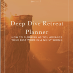 Free Deep Dive Retreat Planner  Tracking Wonder Pertaining To Retreat Planning Worksheet