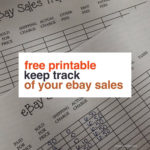 Free Ebay Sales Tracker Printable | Ecommerce | Ebay, Ebay Selling ... For Ebay And Amazon Sales Tracking Spreadsheet