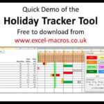 Free Employee Annual Leave Tracker Tool In Excel Vba   Youtube Intended For Leave Tracking Spreadsheet