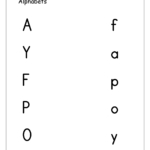 Free English Worksheets  Alphabet Matching  Megaworkbook Throughout Free English Worksheets