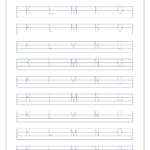 Free English Worksheets  Alphabet Tracing Capital Letters Inside Printable Letter Tracing Worksheets