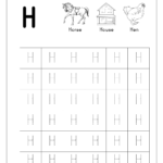 Free English Worksheets  Alphabet Tracing Capital Letters Intended For Preschool Worksheets Alphabet