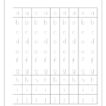 Free English Worksheets  Alphabet Tracing Small Letters  Letter Throughout Abc Writing Worksheet
