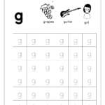 Free English Worksheets  Alphabet Tracing Small Letters  Letter With Letter G Tracing Worksheets Preschool