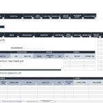 Free Excel Inventory Templates: Create & Manage | Smartsheet Inside Asset Management Spreadsheet Template