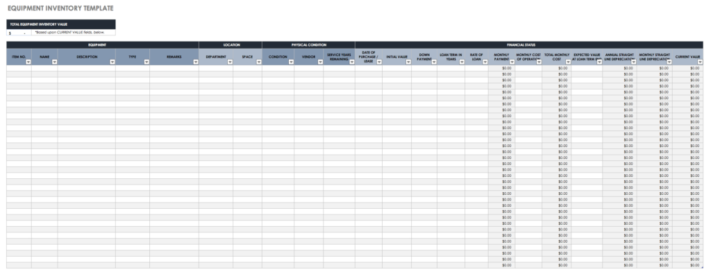 Excel Template Inventory Tracking Download — excelguider.com