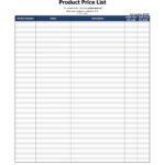 Free Excel Spreadsheet For Items To Sell | Product Price List Excel ... With Regard To Spreadsheet Templates For Business