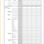 Free Expense Spreadsheet Sample Monthly Income And Expenses Template With Monthly Income Worksheet