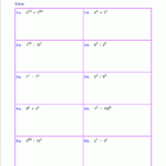 Free Exponents Worksheets For 6Th Grade Printable Worksheets