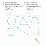 Free Geometry Worksheets 2Nd Grade Geometry Riddles Throughout 4Th Grade Geometry Worksheets