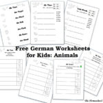 Free German Worksheets For Beginners  Homeschool Den And German For Beginners Worksheets