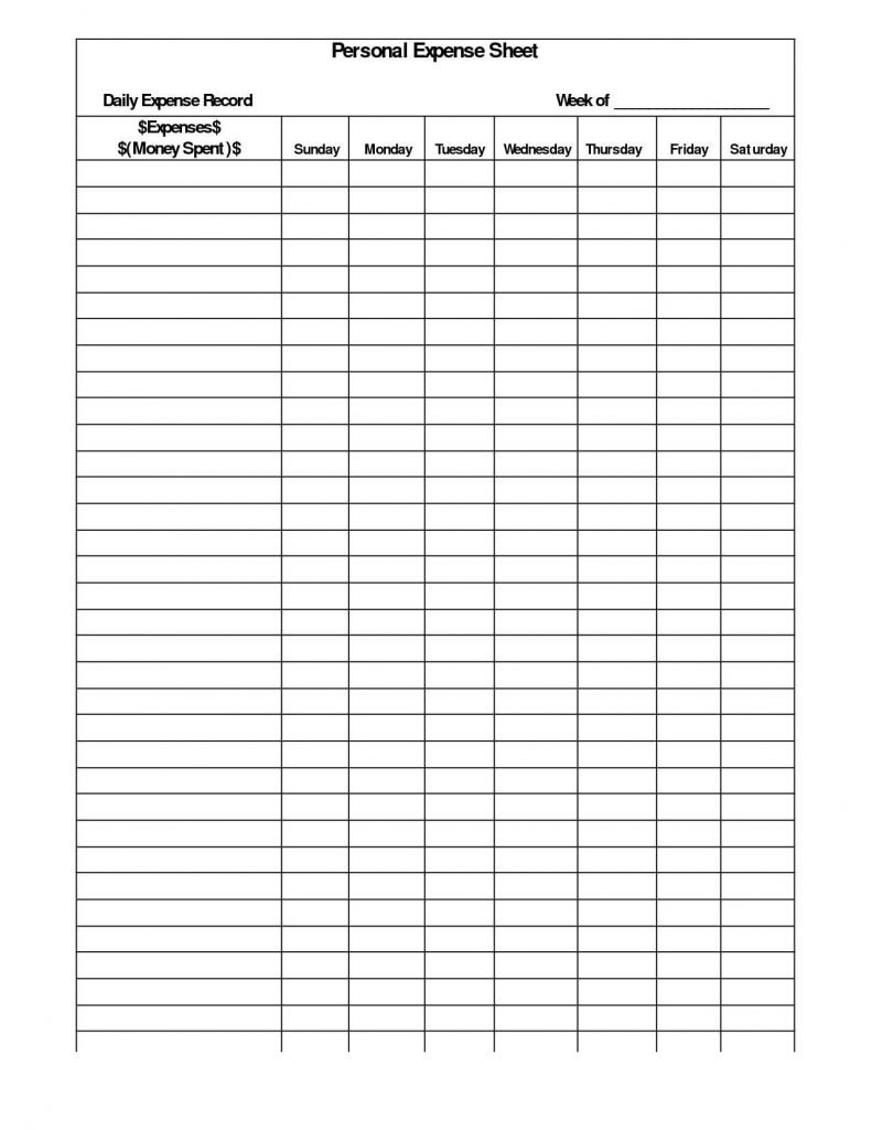 Free Income And Expense Worksheet For Small Business Template Intended For Income And Expense Worksheet