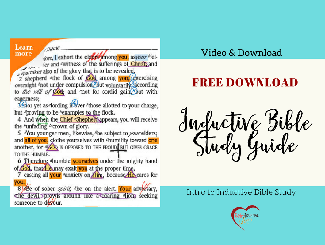 Free Inductive Bible Study Guide – Bible Journal Love For Inductive Bible Study Worksheet Pdf