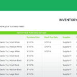 Free Inventory Spreadsheet  Tradegecko Together With Inventory Worksheet Template