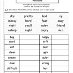Free Languagegrammar Worksheets And Printouts Also 2Nd Grade Vocabulary Worksheets