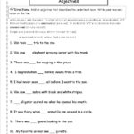 Free Languagegrammar Worksheets And Printouts Together With Adjectives Worksheets For Grade 4