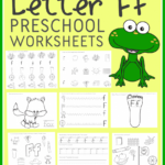 Free Letter F Preschool Worksheets Instant Download With Preschool Letter Worksheets