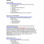 Free Life Skills Worksheets For Special Needs Students And Life Skills Worksheets Pdf