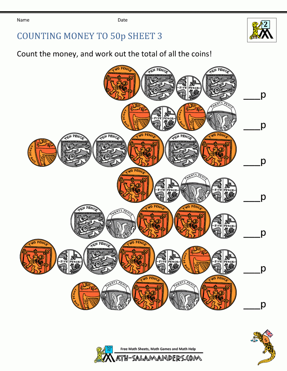 Free Money Worksheets Uk Coins With Free Printable Money Worksheets For Kindergarten