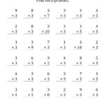 Free Multiplication Table Worksheets – Maddogsheetco Inside 3 Times Table Worksheet
