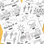 Free Opposite Words Printables  Itsy Bitsy Fun For Opposites Preschool Worksheets