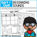 Free Phonemic Awareness Sorting Worksheets  A Kinderteacher Life Regarding Initial Sounds Worksheets