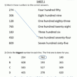 Free Place Value Worksheets  Reading And Writing 3 Digit Numbers Inside Place Value Worksheets 4Th Grade