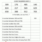 Free Place Value Worksheets  Reading And Writing 3 Digit Numbers Regarding Learning To Read And Write Worksheets