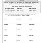 Free Prefixes And Suffixes Worksheets From The Teacher's Guide In Suffixes Worksheets Pdf