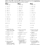Free Printable 8Th Grade Math Worksheets Worksheet Template With With 8Th Grade Math Worksheets Printable With Answers
