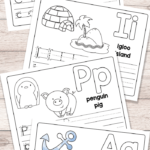 Free Printable Alphabet Book  Alphabet Worksheets For Prek And K Also Preschool Worksheets Alphabet