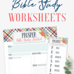 Free Printable Bible Study Worksheets Along With Printable Bible Study Worksheets