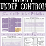 Free Printable Budget Worksheet  Queen Of Free Intended For Free Budget Worksheet