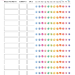 Free Printable Colored Monthly Budget Template Pdf Download Regarding Daily Budget Worksheet Pdf