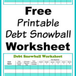 Free Printable Debt Snowball Worksheet Pay Down Your Debt Pertaining To Snowball Worksheet Dave Ramsey