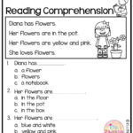 Free Printable English Comprehension Worksheets  Learning Sample Together With Kindergarten Reading Comprehension Worksheets