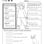 Free Printable English Worksheet For Kindergarten With Free English Worksheets