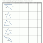 Free Printable Geometry Worksheets 3Rd Grade Also Classifying Triangles Worksheet With Answer Key
