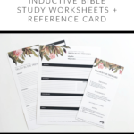 Free Printable Inductive Bible Study Worksheets  Companion Card As Well As Free Printable Bible Study Worksheets