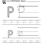 Free Printable Letter P Alphabet Learning Worksheet For Preschool In Learning The Alphabet Worksheets