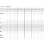 Free Printable Monthly Budget Worksheets  Template Business Inside Free Monthly Budget Worksheet