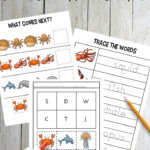 Free Printable Ocean Worksheets For Preschool Regarding Free Worksheets For Preschoolers Printables
