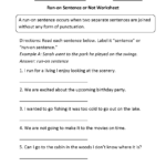Free Printable Sentence Correction Worksheets  Free Printable Inside Paragraph Editing Worksheets