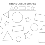 Free Printable Shapes Worksheets For Toddlers And Preschoolers In Shapes Worksheets For Kindergarten
